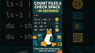Count Files & Check Total Folder Size in 1 Second! (Linux Command Trick) 📂⚡