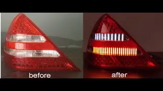 Mercedes SLK 200 Kayar Sinyal ve Geri Vites Led Nasıl Yapılır