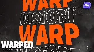 Warped Text Effect | After Effects Tutorial