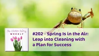 Spring Is in the Air: Leap into Cleaning with a Plan for Success  - The Clutter Fairy Weekly 