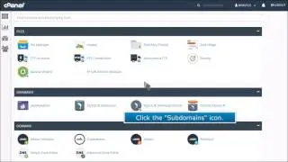 cPanel Sub Domain - how to create a sub domain in cPanel