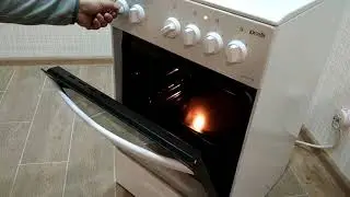 Электроплита ExCook EC 5141 W первое включение