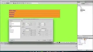 (Dreamweaver CS6) Designer Horizontal Menu
