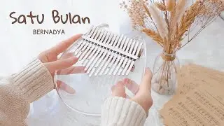 Satu Bulan - Bernadya Kalimba Cover Not Angka - Relaxing Kalimba by ElsKalimbaa