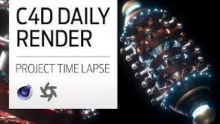 C4D - Daily Render Time Lapse (Volume Builder, MoGraph and Octane Render)