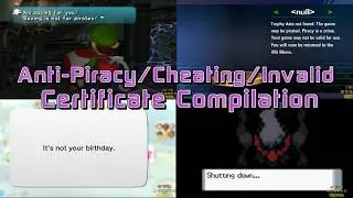 My Personal Nintendo Anti-Piracy/Anti-Cheating/Invalid Certificate Compilation