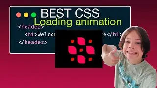 Creative CSS Loading Animation Tutorial / Pure CSS 3d Animation  