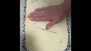 Манкография или рисование манкой.