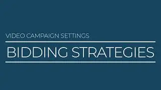 Google Ads Bidding Strategy Settings for Video Campaigns