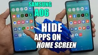 How To Hide Apps On Home Screen Samsung Galaxy A06