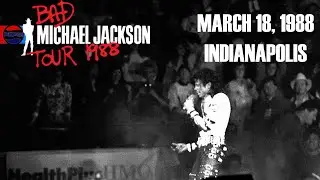 Michael Jackson - Bad World Tour - Indianapolis 1988 [March 18] (TV Report)