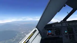 Manila Cockpit view takeoff A319 (X-plane 11)