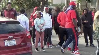 We went  to a hood in Watts CA