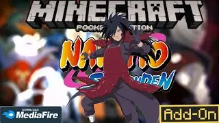 BEST NARUTO ADDON FOR MINECRAFT BEDROCK | NARUTO SHILD MCPE 1.21+ 🔥