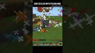 THIS SATISFYING MACHINE WILL KILL YOU IN MINECRAFT #shorts #minecraft #technogamerz