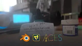 Blender 4.2 + Fusion Studio 19 - ACEScg