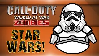 CoD Custom Mod Zombies! - NAZI STAR WARS! (Call of Duty Funny Moments)