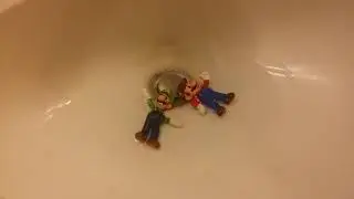 Mario and friends go swimming