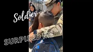 Soldier Surprised Me! I CRIED!