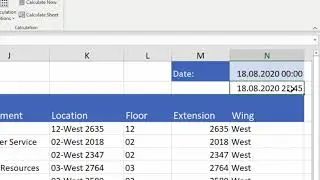 MS Excel Datuma funkcijas (NOW, TODAY, YEARFRAC)