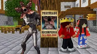😨DEMOGORGON APARECEU NO MINECRAFT