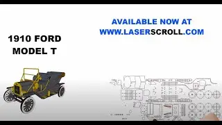 MODEL T FORD 1910 3D PUZZLE PATTERN SCROLL SAW