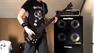 Ace of Spades - Motörhead [BASS ONLY,FRETLESS]