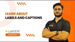 Learn About Labels and Captions in LabVIEW | Exeliq LabVIEW Beginner Course | LabVIEW Basics