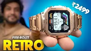 Budget Smartwatch with *RETRO* Looks! ⚡️ Fire-Boltt Retro Smartwatch Review