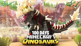 I Survived 100 Days as a DINOSAUR TAMER in Minecraft Hardcore...