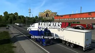 Cinematic ETS2 moving camera video test | Triple Trailers Online Multiplayer ETS2 1.4.3 TruckersMP