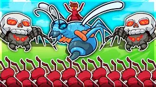 I created the ULTIMATE EVIL ANT Army in Pocket Ants