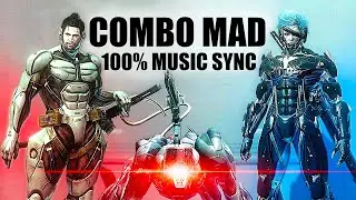 Combo Mad with Raiden, Sam, Blade Wolf in Metal Gear Rising