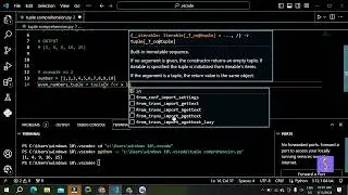 (MM) Understanding Tuple Comprehension in Python - Python Programming Tutorial