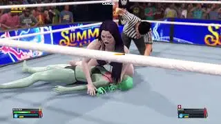 WWE 2K23 Raven VS Rebecca Thong Match