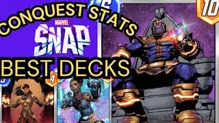 Conquest Stats Reveal Best Decks For Infinity - Marvel Snap Analysis of Best Decks