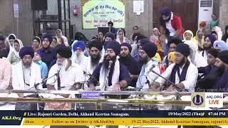 002 Delhi 19May2022 ThuEve Akhand Keertan Bhai Gurminder Singh Jee Delhi