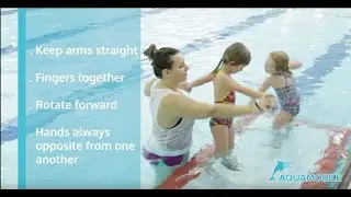 Swimming Lessons for Kids: Assisted Front Glides w/ Kicking & Freestyle Arms