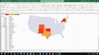 Using SlideModel Editable Map Heatmap