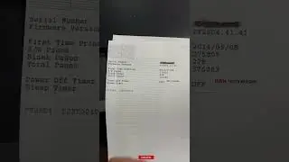Epson M100 Printer Total Page Count II Epson M100 Printer Total Page Printing II മലയാളം