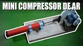 MINI COMPRESSOR DE AR CASEIRO!