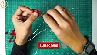 How To Make Mini Wire Tree (Red Leaf)