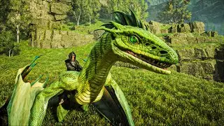 Hogwarts Legacy - Green Welsh Dragon Mont (Mod Showcase)