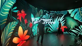 гибкий led экран для стенда на выставке "Моя Россия" (ВДНХ)