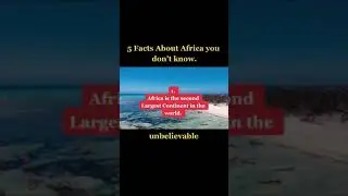 5 facts About Africa, Glad I posted this.