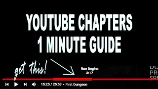 Quick Guide: How to add Chapters to your YouTube Video