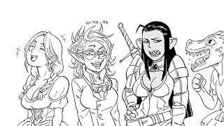 Paladin Creates Shortstack Armor | comic by baalbuddy