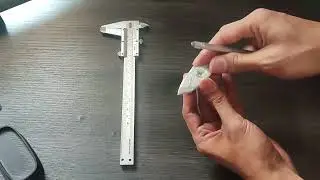 Filament Botol Bekas, Jangka Sorong Mounting, 3D Printing