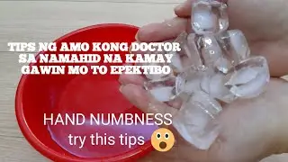 NAMAMANHID NA KAMAY TIPS NG AMO KONG DOCTOR |hand numbness | leonora leonor
