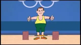 peso pesado cartoon